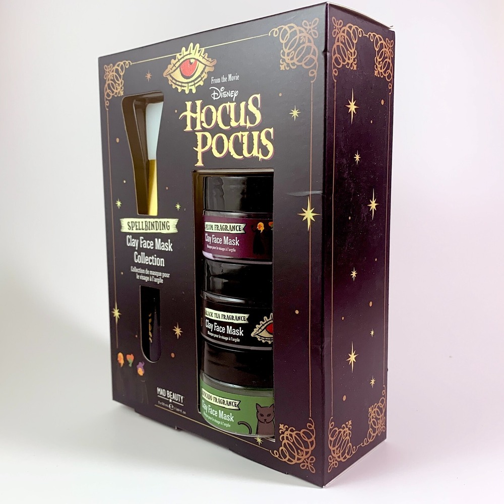 Disney Hocus Pocus Spellbinding 3x Clay Face Mask‎ Collection w/ Applicator